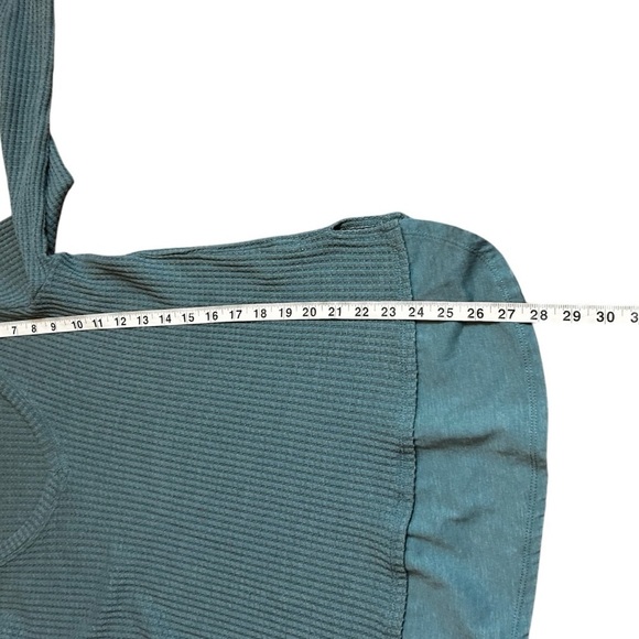 Z Supply Women's V-Neck Waffle Knit Long Sleeve Top- Size Medium - Picture 9 of 9